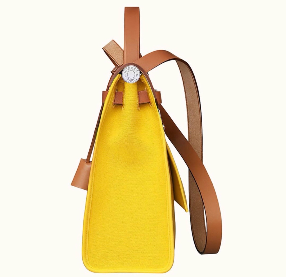 에르메스 에르백31 르투르네 앰버 옐로우 은장